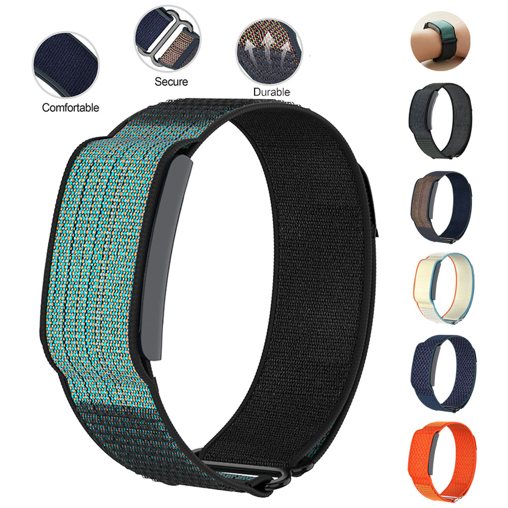 Nylon Loop Sport Bands for Amazfit Helio Strap 22mm Fitness Tracker Strap Adjustable Replacement cor