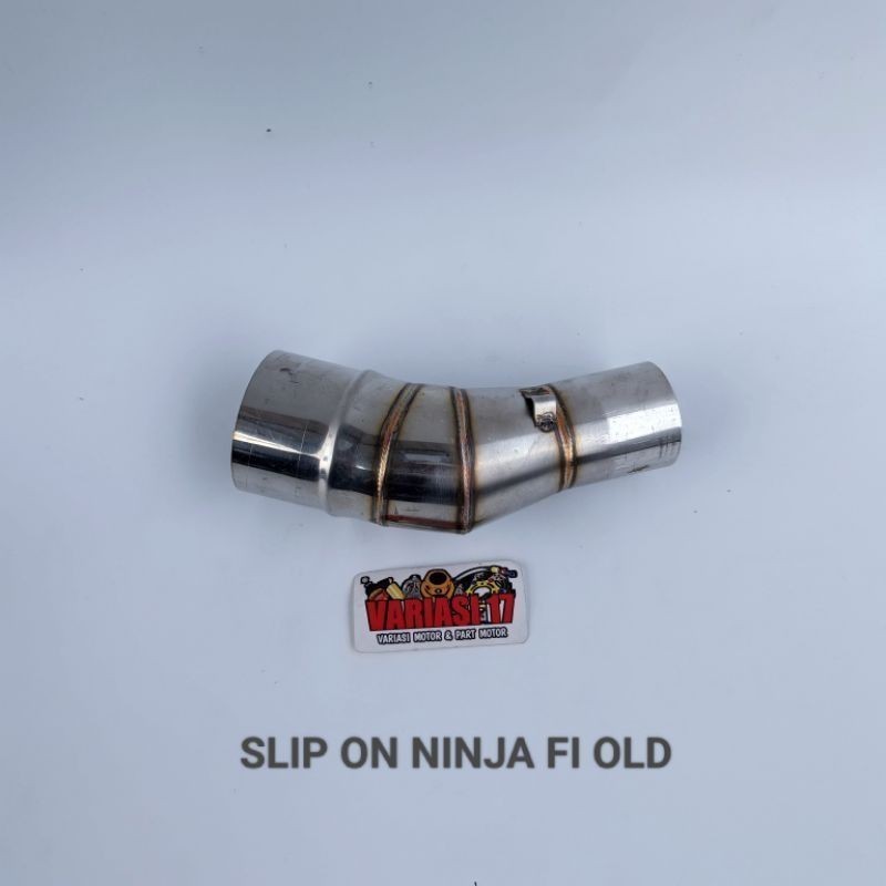 SLIP ON SAMBUNGAN KNALPOT RACING NINJA 250 FI OLD NINJA 250 FI OLD KARBU STAINLESS INLET 50