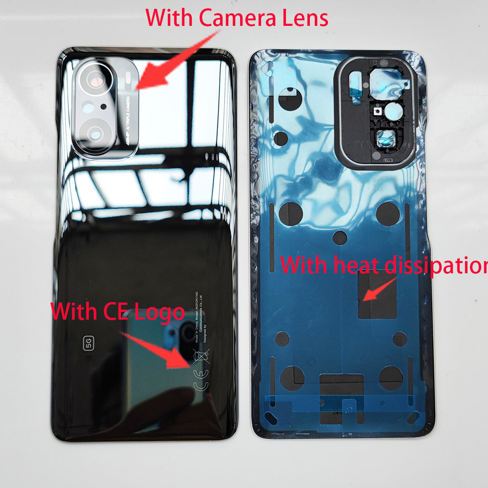 OEM A+ For Xiaomi Poco F3 5G Battery Cover, Gorilla Glass Back Cover , Replacement Rear Housing Door