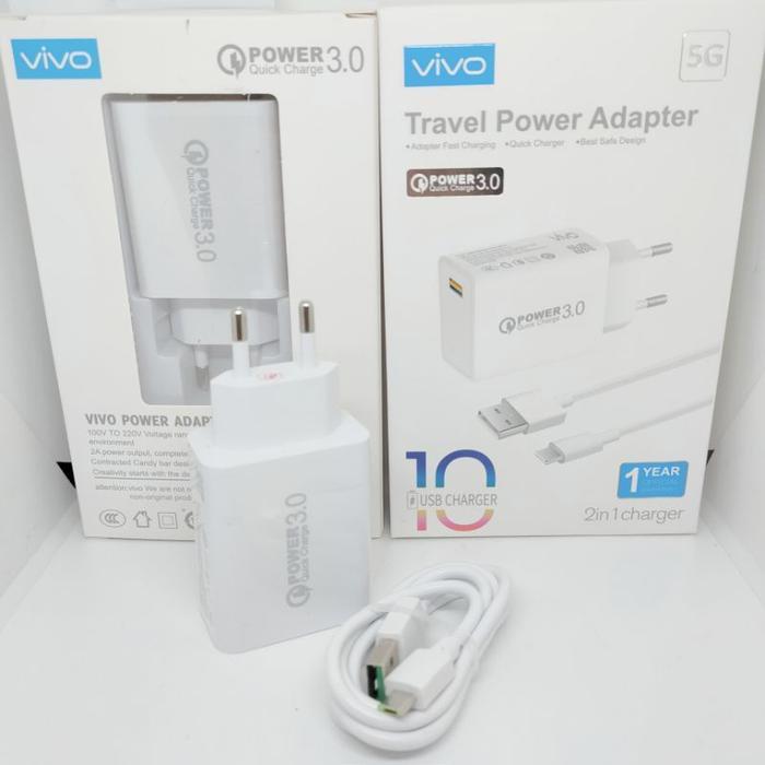 Charger Vivo 5G 15W Kabel Micro USB Power Quick Charger 3.0