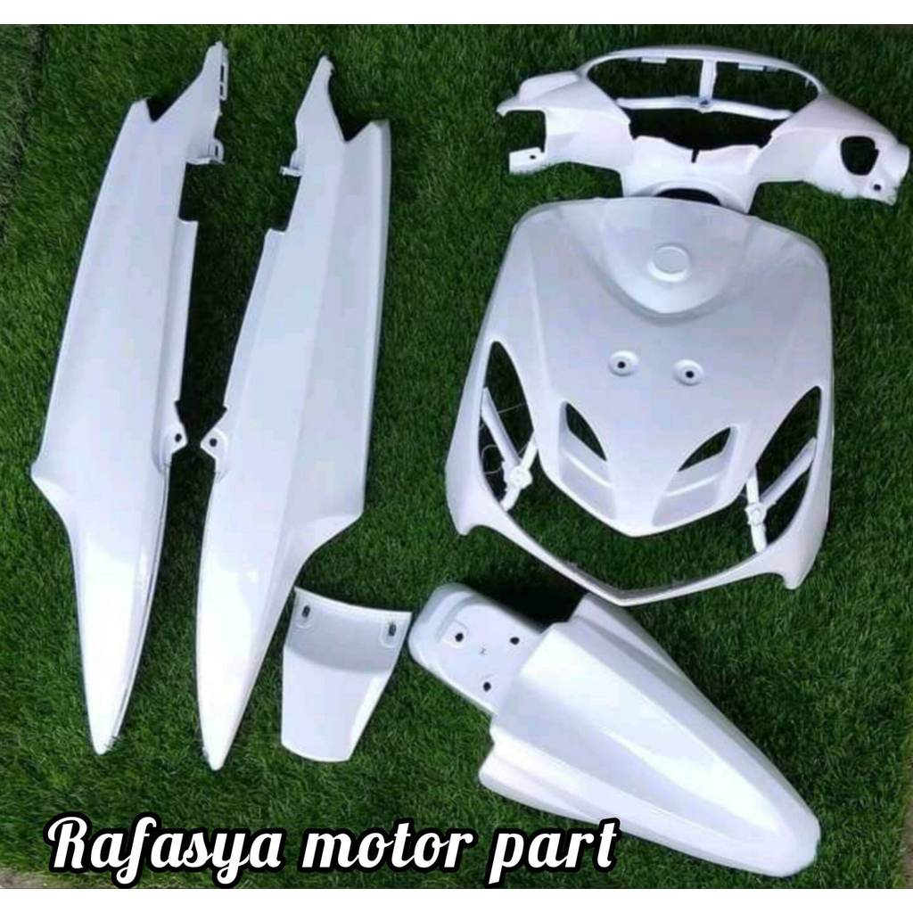 PROMO Cover Full Body Yamaha Mio Smile/full body halus Mio smile warna putih