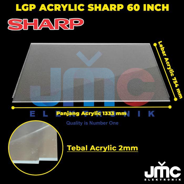 lgp akrilik acrylic TV Sharp 60inch panel ma868-0-200329-n1-0553C22