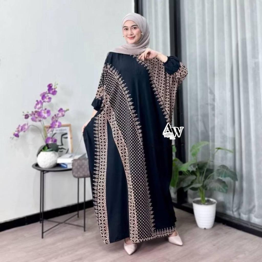Madinah Kaftan  Kaftan Rayon Premium Jumbo Busui Kaftan Batik Simple Daster Kaftan