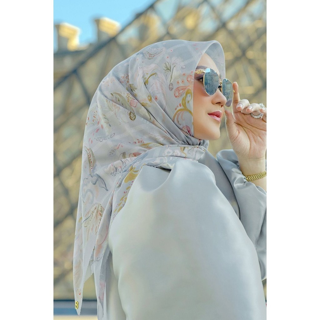 The Autograph Voile Square XL - Gris