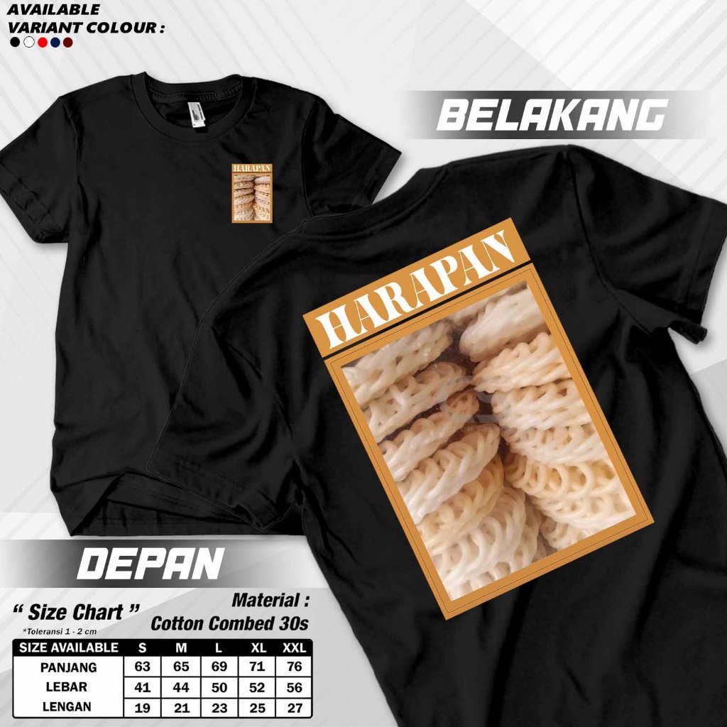 Baju Kaos Kaleng Kerupuk Katun Unisex