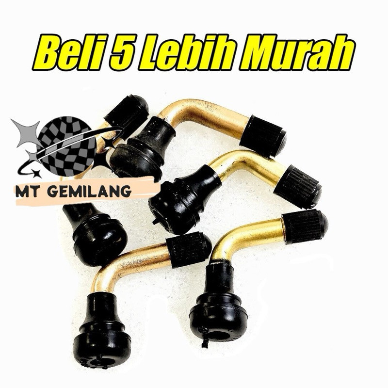 PROMO PAKET 5 PCS PENTIL TUBELESS SEPEDA LISTRIK