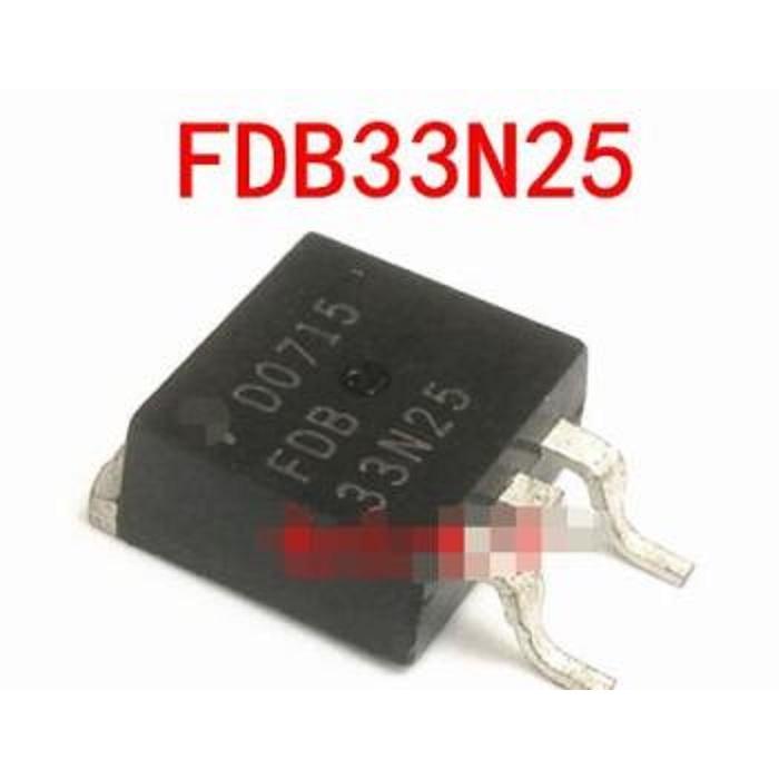 FDB33N25 FDB33N25TM 33N25 33A 250V TO-263 N-Channel MOSFET