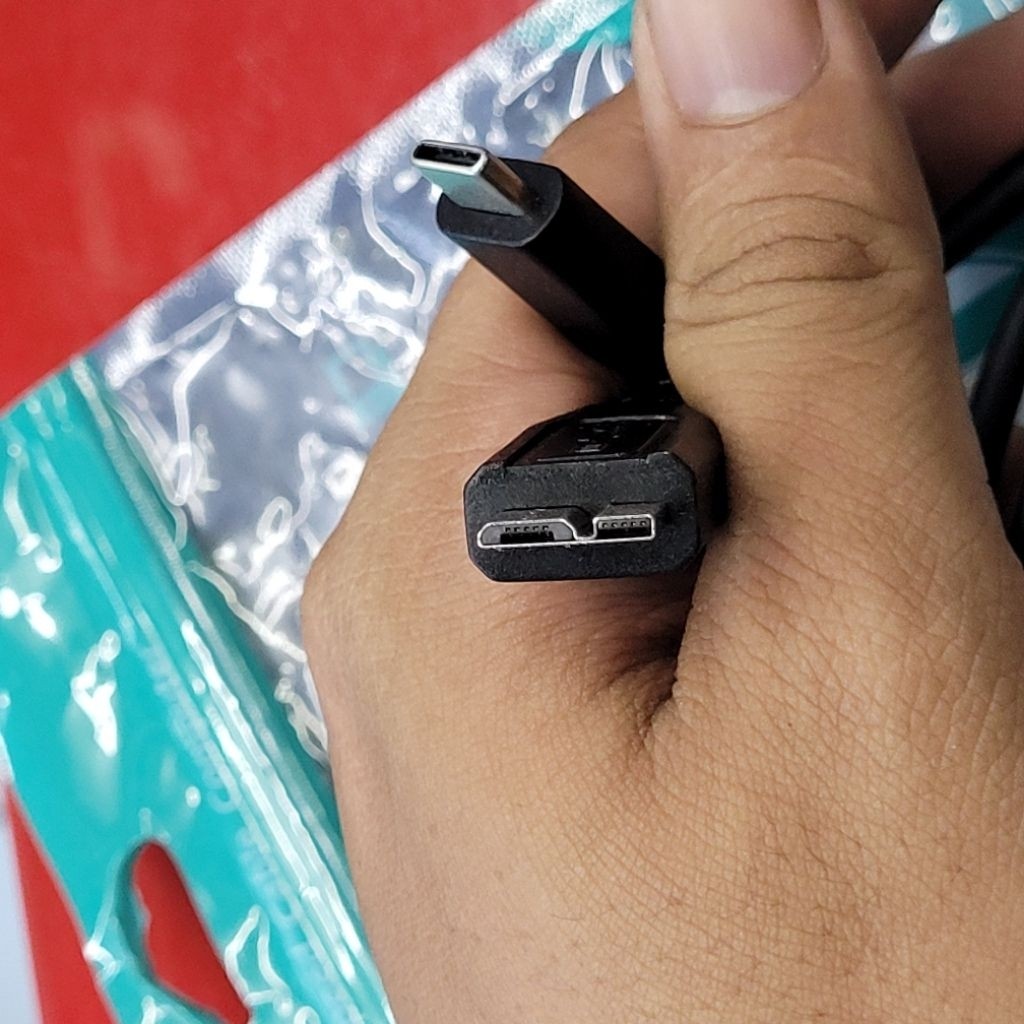 Kabel Cable Type - C to HDD EXTERNAL VERSI 3.0 Kabel HDD ENCLOSURE to Type C 1.5meter