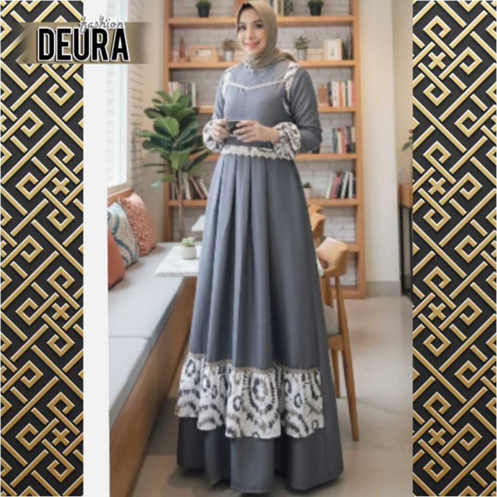 DEURA FASHION - Gamis Wanita Deura SD-500 / Gamis Deura Terbaru / Gamis Deura Original