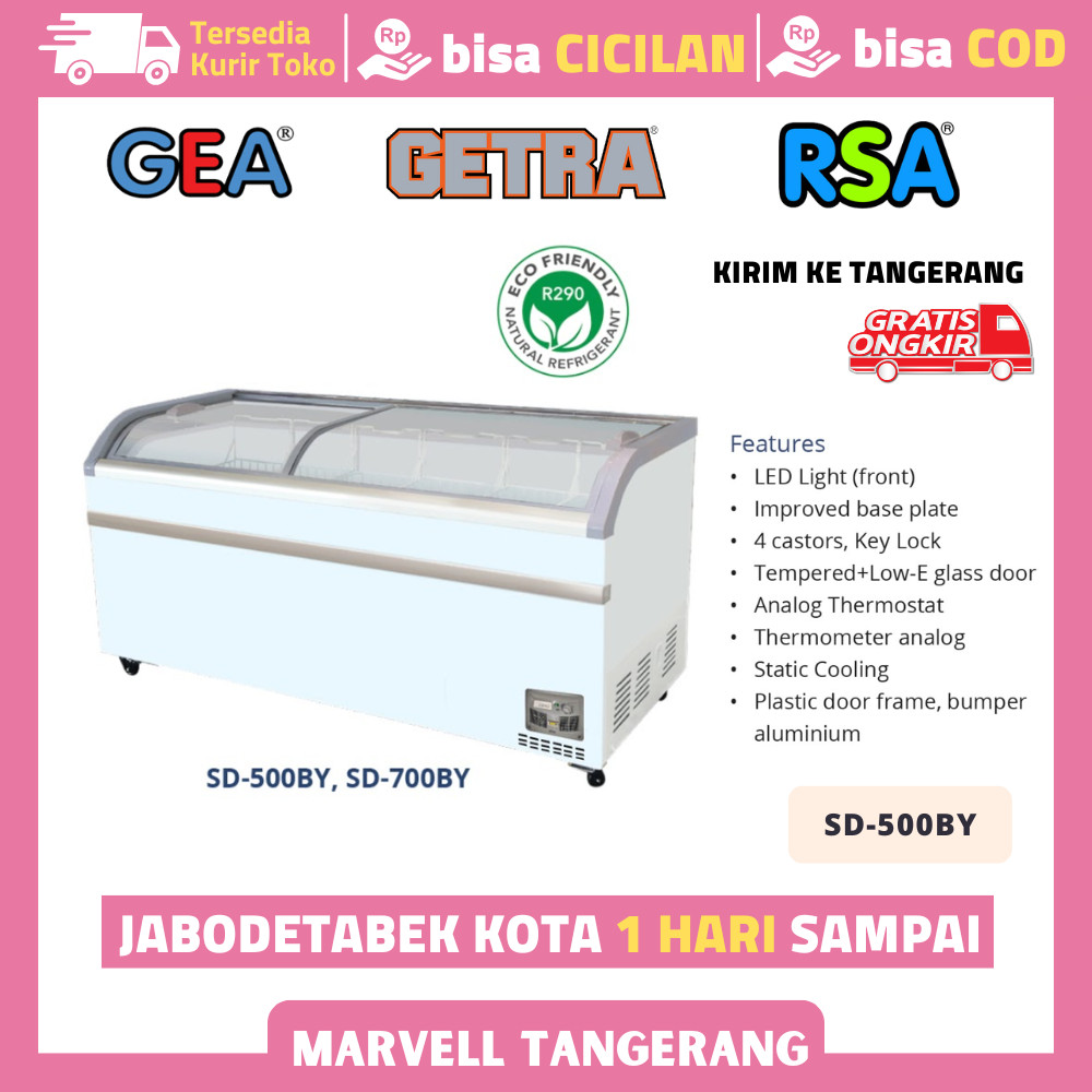 FREEZER SLIDING CURVE GLASS GEA SD-500BY FREEZER ES CREAM KACA SLIDING