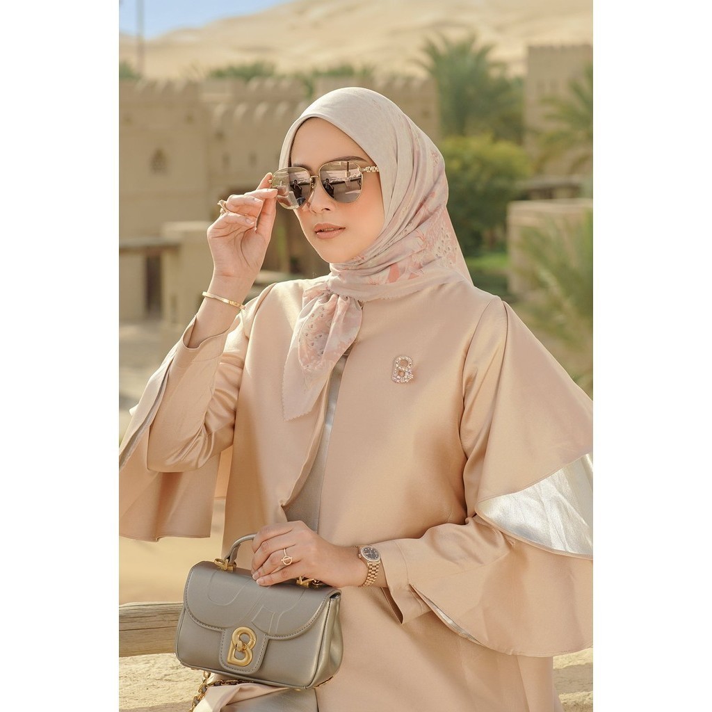Buttonscarves Arabian Night Voile Square XL - Desert