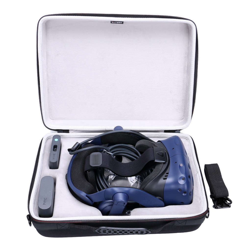 LTGEM EVA Hard Case for HTC Vive Pro Virtual Reality Headset or HTC Vive Pro 2 Headset Protective Ca