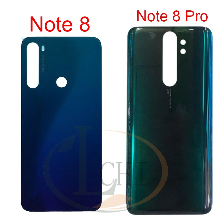 For Redmi Note 8 Pro Battery Cover Rear Glass Battery Door Note 8 Housing Replacement Parts For Redm