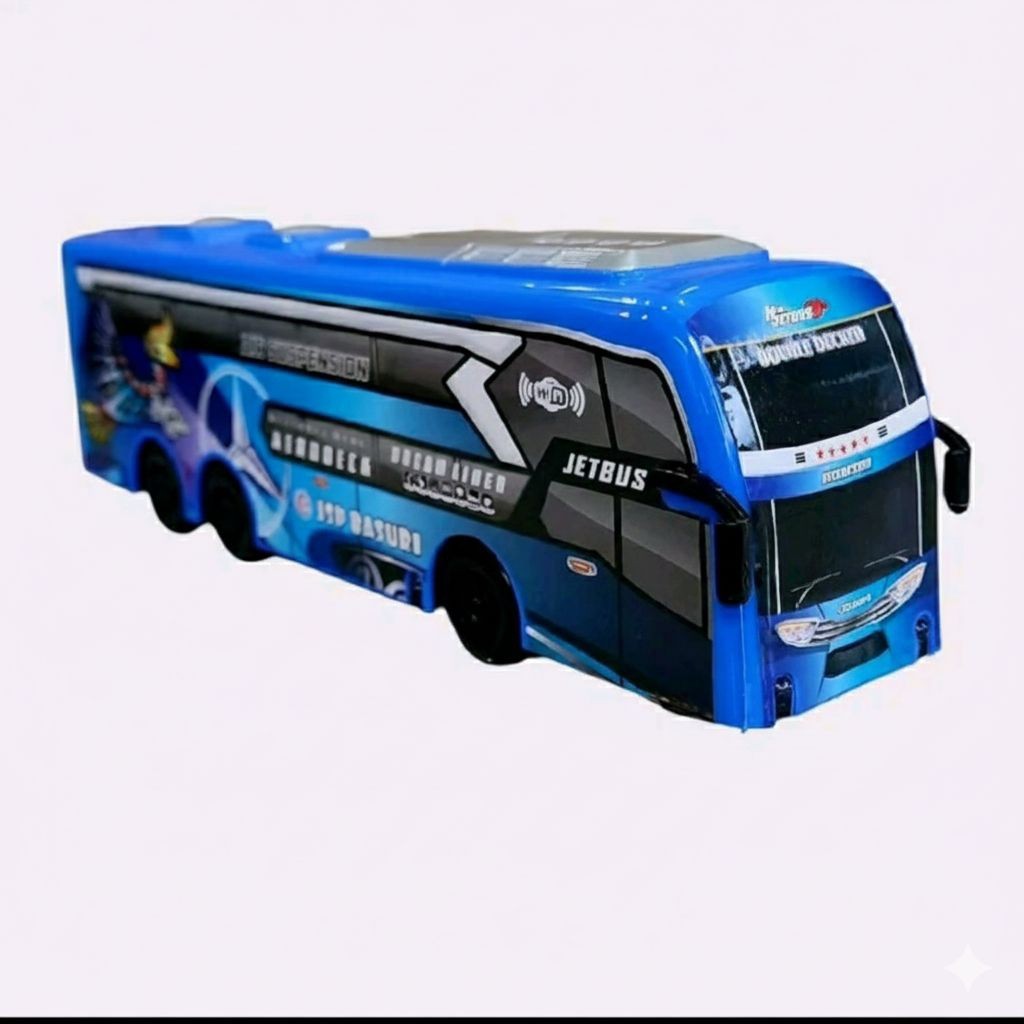 RDS,,,Mainan Anak Bus BASURI Bisa Jalan dan Gerak Sendiri (DM 25)