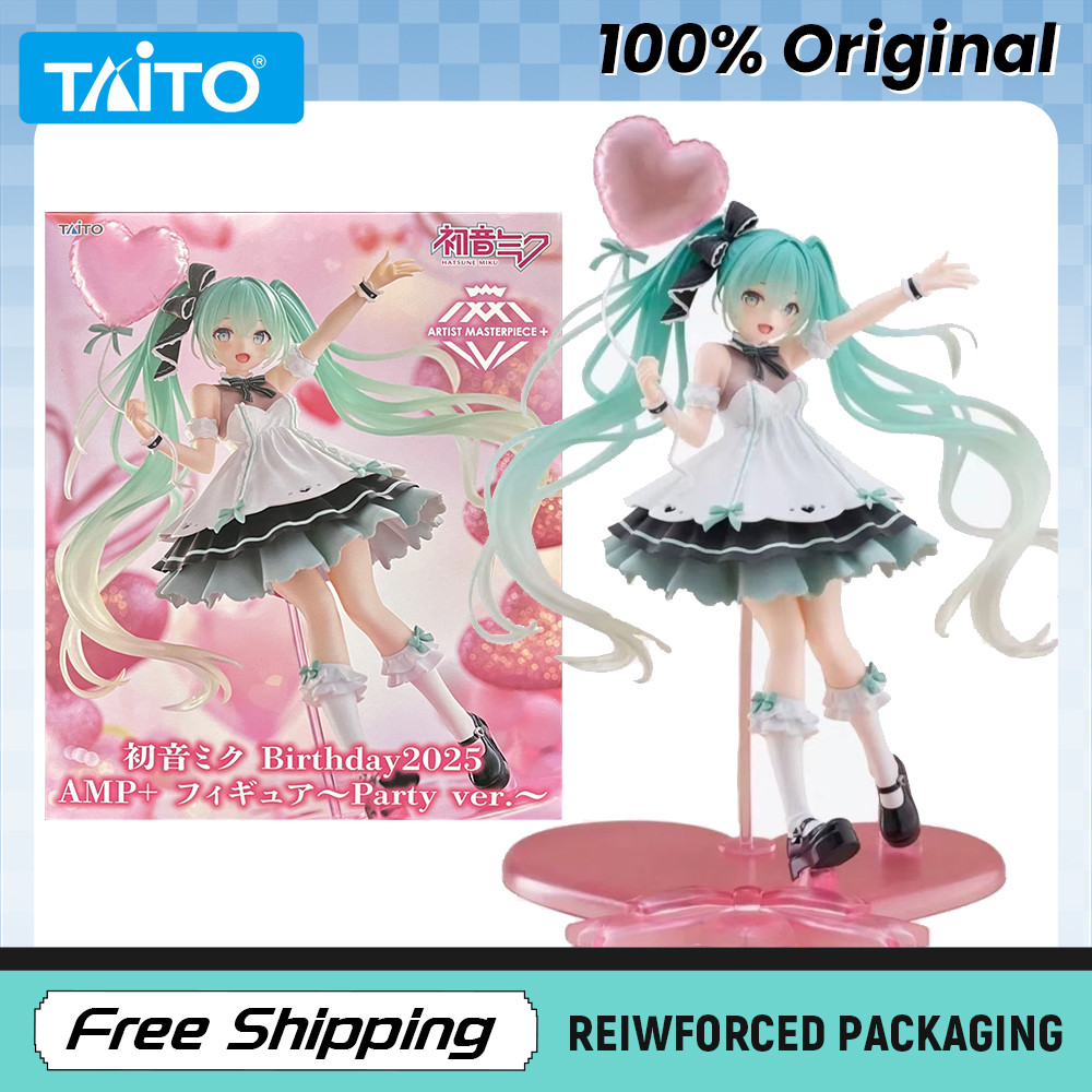 In Stock TAITO Hatsune Miku Artist MasterPiece+ Birthday 2025 Party Ver Balloon Figure Model Origina
