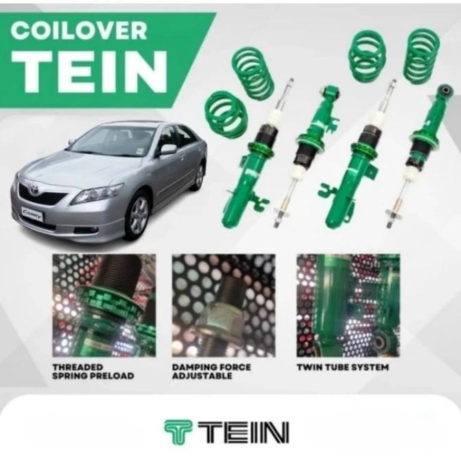 Tein Street Advance Z Coilover Toyota Camry ACV 40 2006-2012 Set Depan & Belakang Adjustable Soft & 