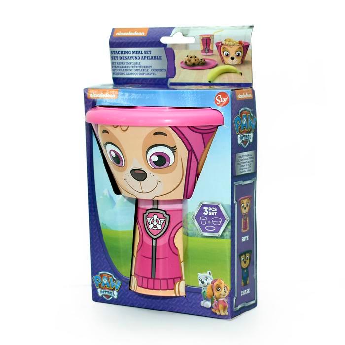 PAW PATROL Perlengkapan Alat Makan Anak Stacking Meal Set Skye - Paw Patrol Girls