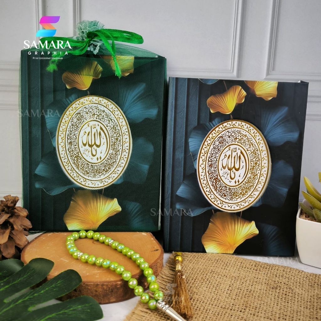 Buku yasin dan tahlil hardcover custom bunga lengkap 40 100 1000 harian embos nabawi 5