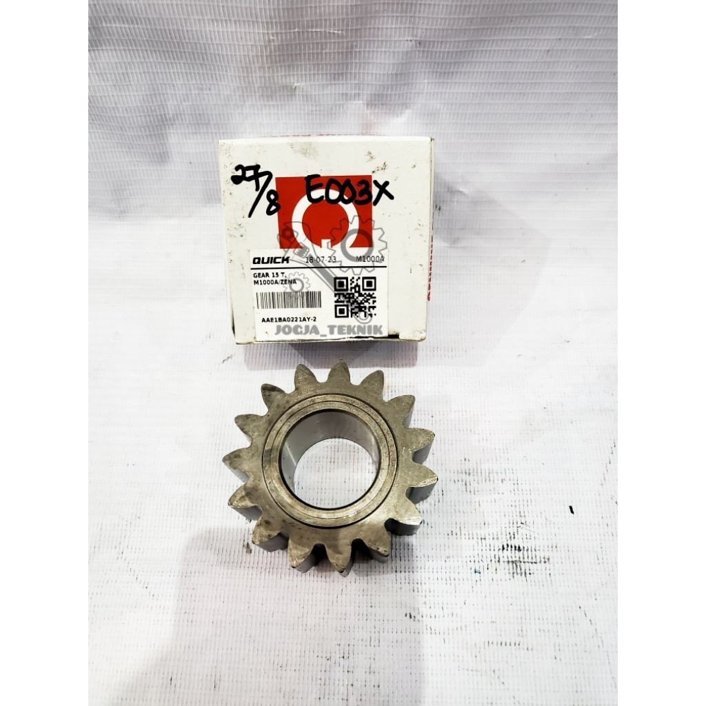 Sparepart Traktor Quick Steering Gear Traktor Impala,Zena,M1000,Kijang Quick Original Asli / Gigi Ko