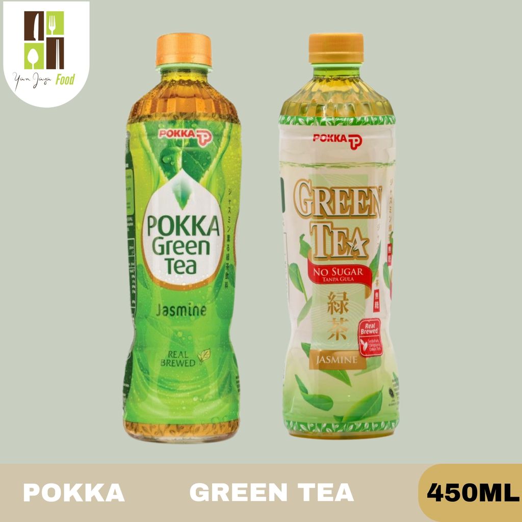 Pokka Green Tea Jasmine 450ml / Jasmine Tea / Teh Melati / Minuman Teh