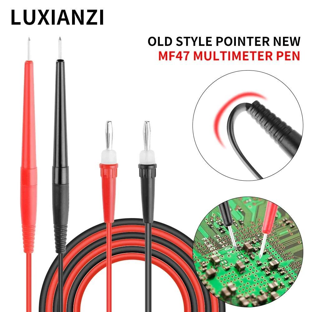 LUXIANZI MF47 Multimeter Test Leads For Double End Electrical Voltage 3mm Measuring Probes Multi Met