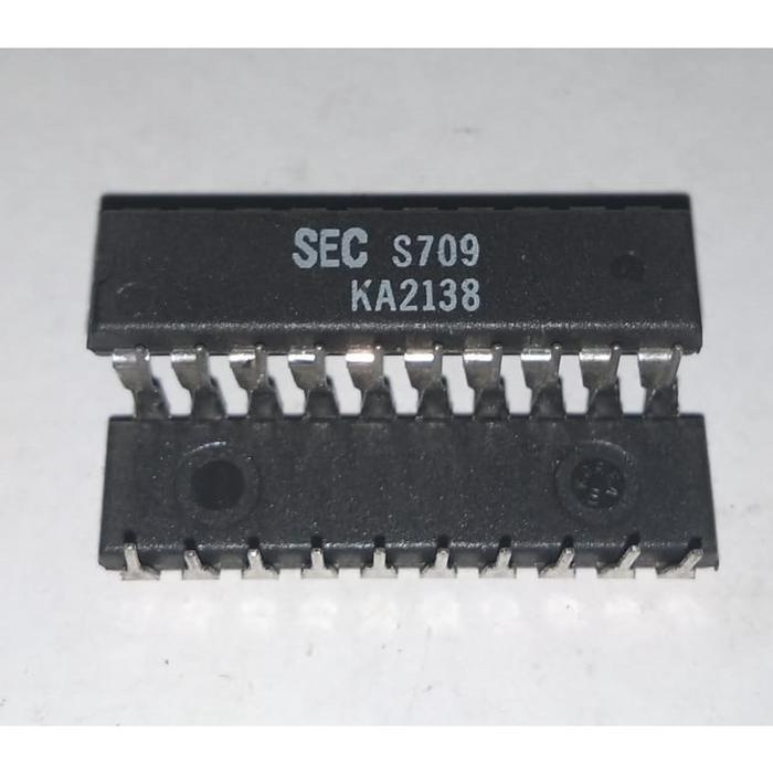 Komponen Integrated Circuit KA2138 Vert Horz Deflection Processor untuk TV Tabung CRT DIP20 R1