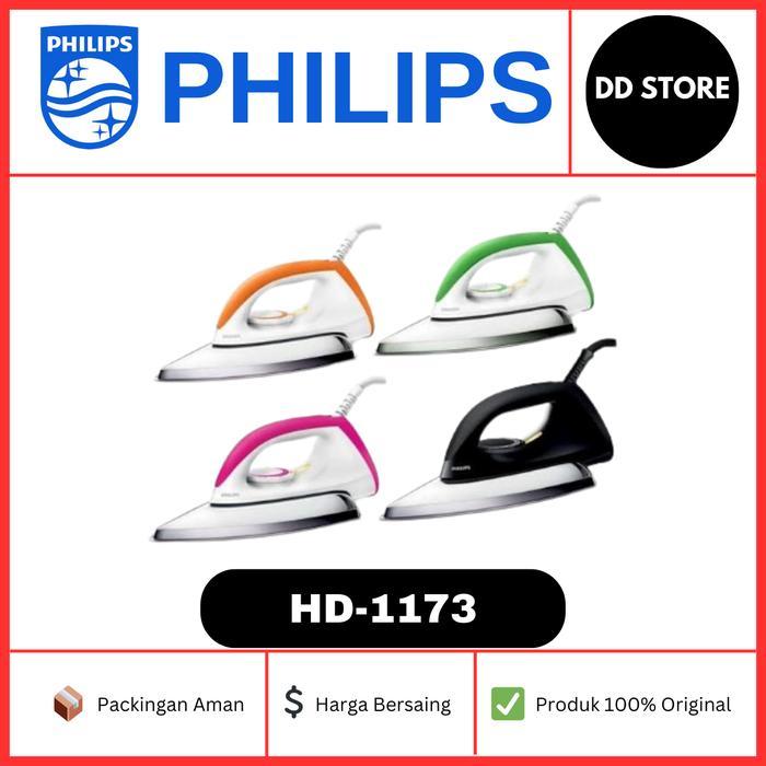 (HARGA PROMO) Setrika Philips HD1173 Setrika HD 1173 HD-1173 hd1173 - Hitam