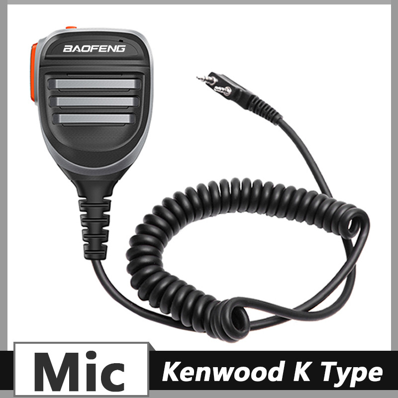 UV-5RH Pro Max Microphone Speaker Baofeng UV-K61 Waterproof Tangent Headset For Quansheng UV-K5 UV-K