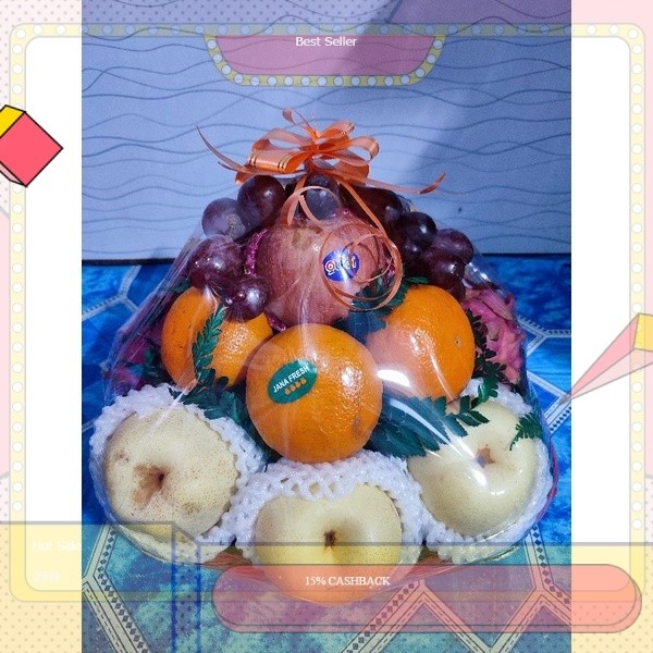 PARSEL BUAH PARCEL BUAH SEGAR HANTARAN BESUK ORANG SAKIT ULANG TAHUN HARI RAYA NATAL IDUL FITRI SOLO