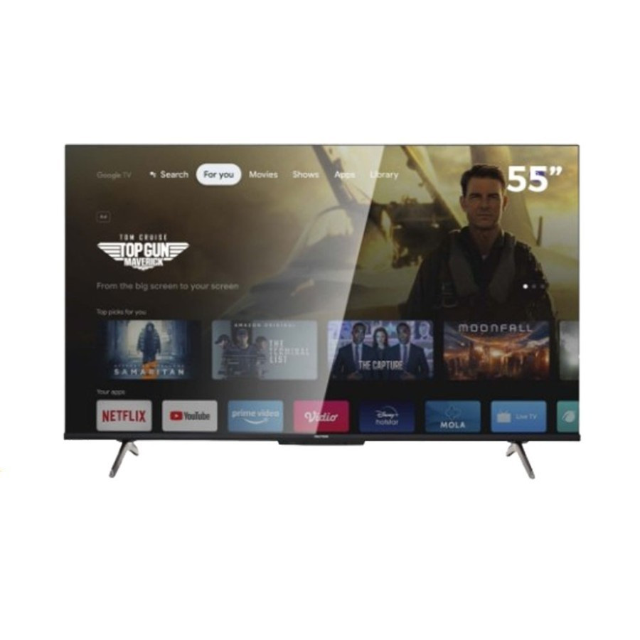 LED POLYTRON SMART GOOGLE TV 55 INCH POLYTRON UHD PLD-55UG5959