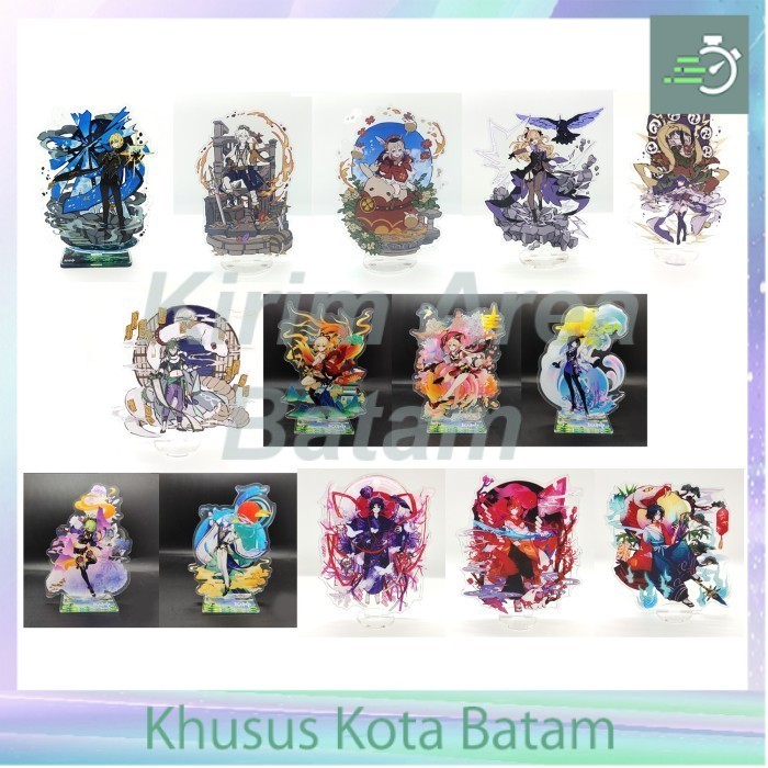 stand 15 cm pajangan akrilik genshin impact