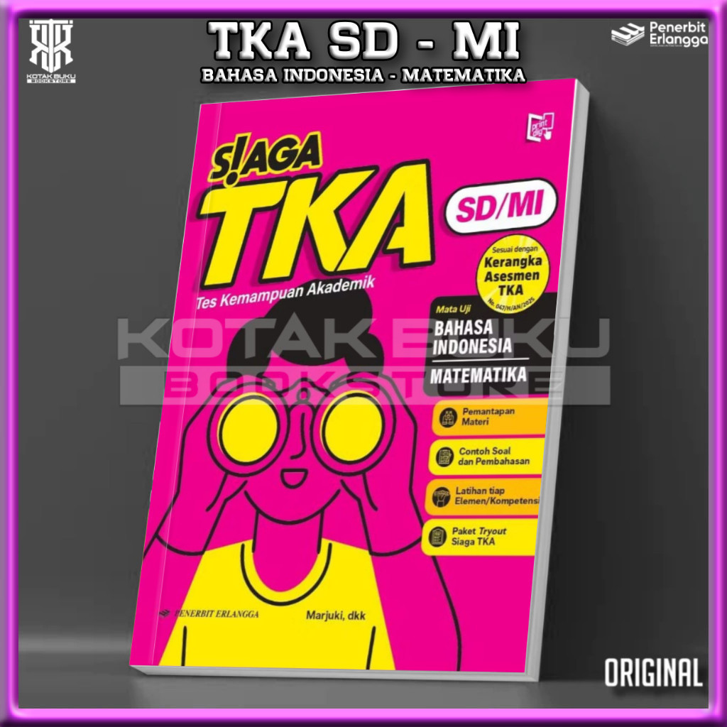 [ Erlangga ] Buku SIAGA TKA SD / TKA SD 2025 / TKA SD/MI / Kurikulum Merdeka