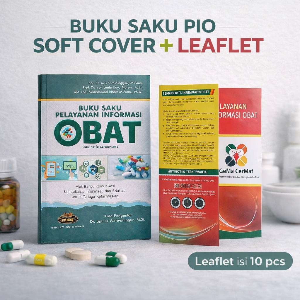 Buku Saku PIO - Buku Saku Pelayanan Informasi Obat - Apoteker - Farmasi - Buku Kesehatan
