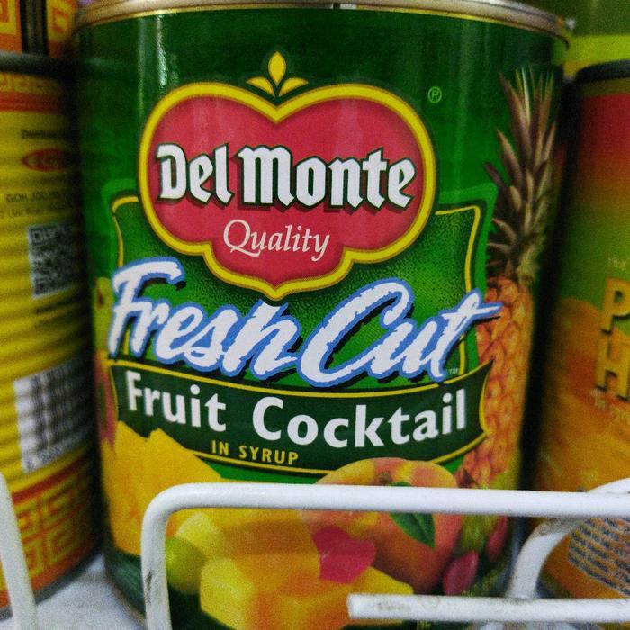buah kaleng cooktail kemasan 825gr del monte