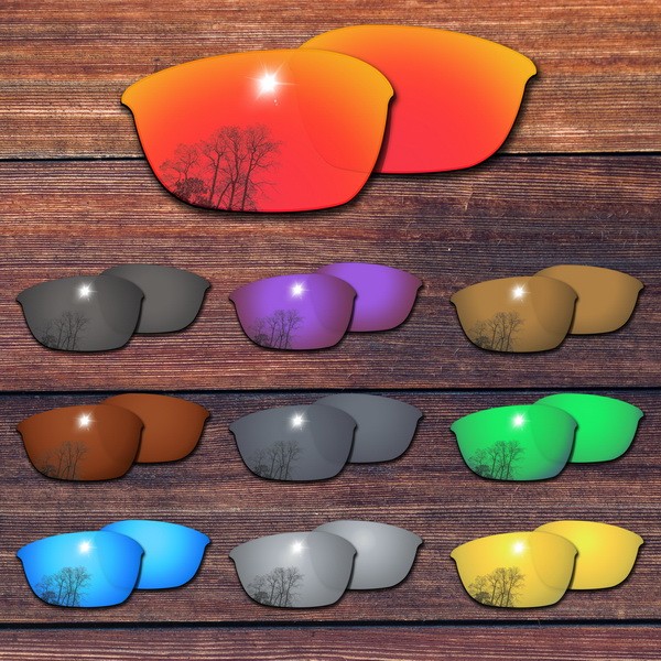 OOWLIT Polarized Replacement Lenses for-Oakley Half Jacket 2.0 OO9144 Sunglasses Frame - Varieties