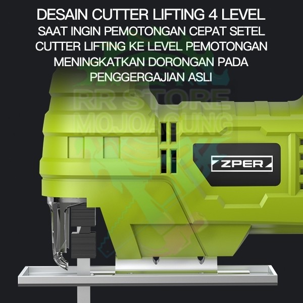 PROMO... Gergaji Listrik Jig Saw Zper - Jig Saw Pemotong Triplek - New Produk