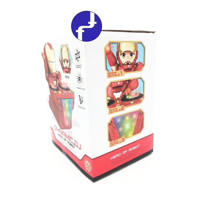 Mainan Anak Avenger DJ Car Iron Man Dance Hero Goyang DJ 363-10A