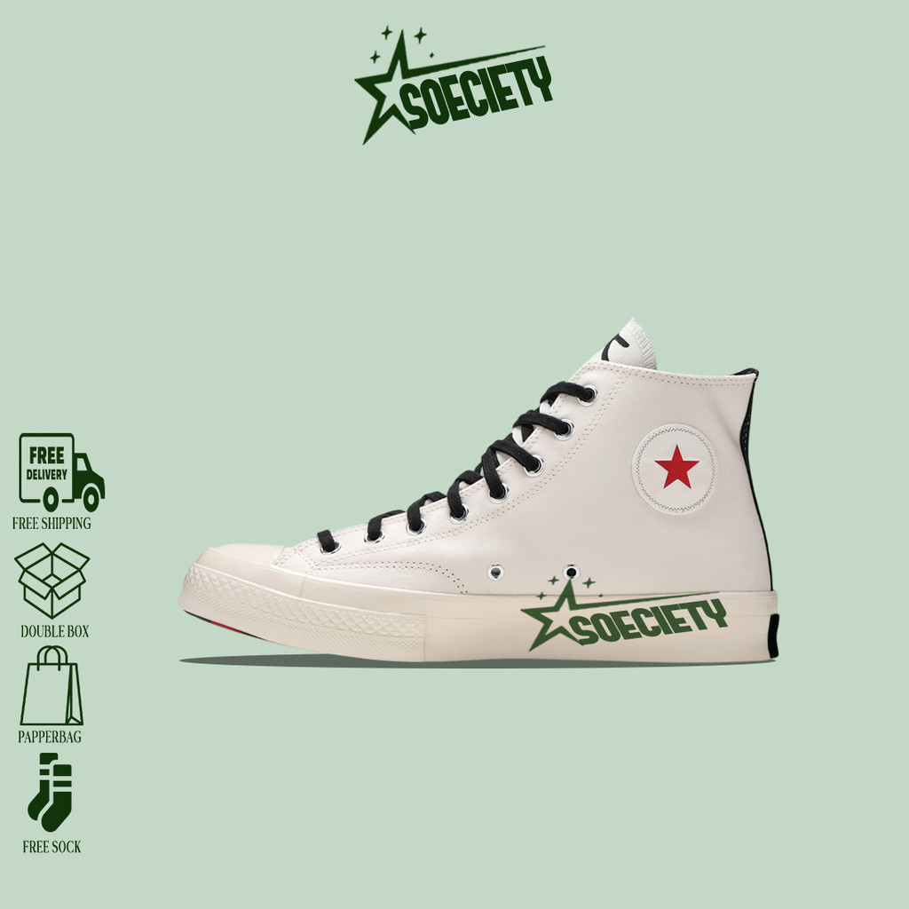 Sepatu Sneakers Converse  Chuck Taylor 70s x Keith Haring White Black Hi BNIB Unisex