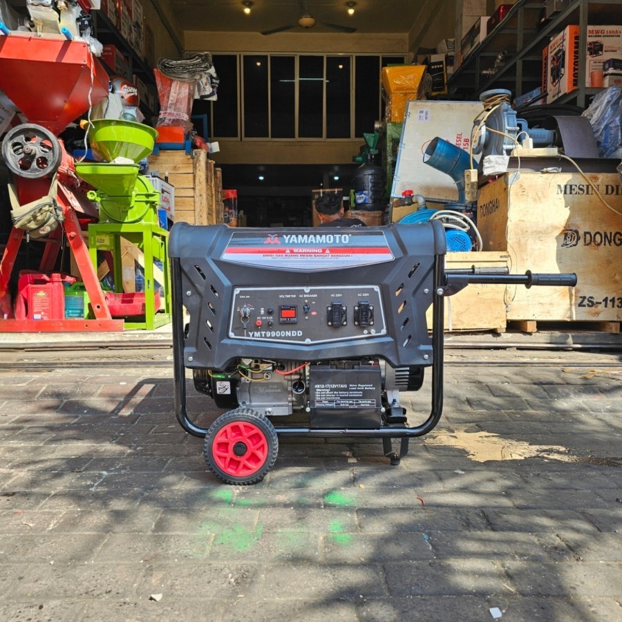 8KVA GENSET BENSIN STARTER 7000W GASOLINE GENERATOR YAMAMOTO YMT 9900 NDD BLACK