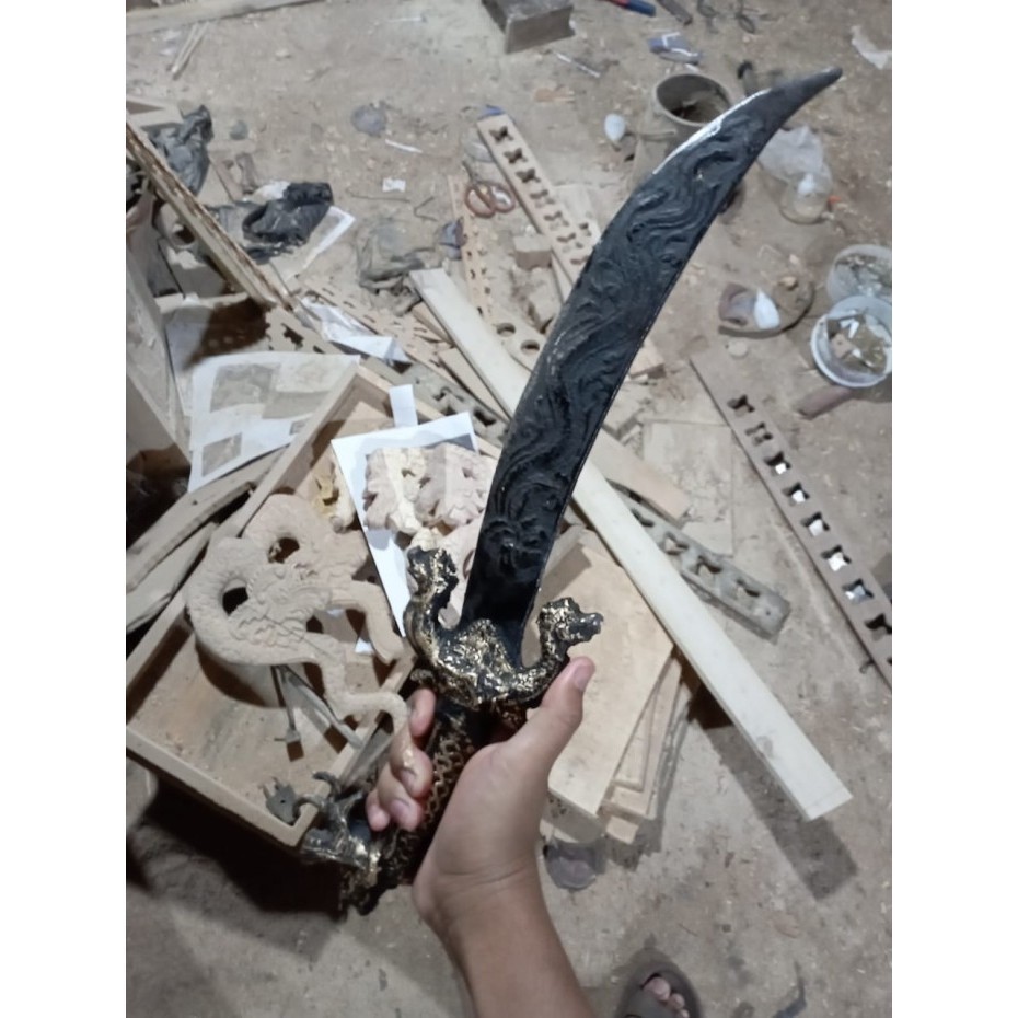 pusaka naga kembar emas full kuningan emas perunggu hasil semedi KJS123