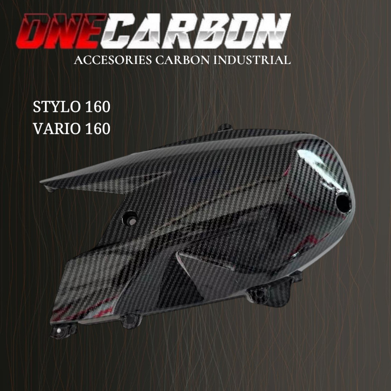 TUTUP COVER CVT VARIO 160 STYLO 160 CARBON PELINDUNG BAK CVT VARIO 160 STYLO 160 VARIASI ONECARBON V