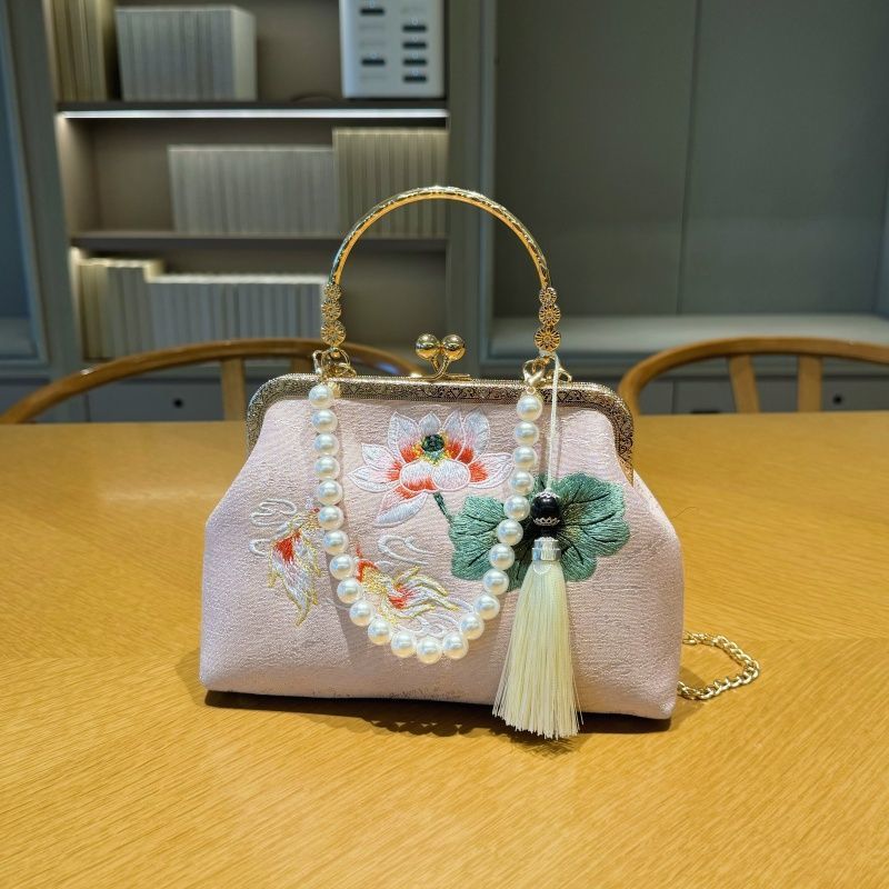 Tas bordir wanita Cina baru tas bordir tas messenger bahu cheongsam