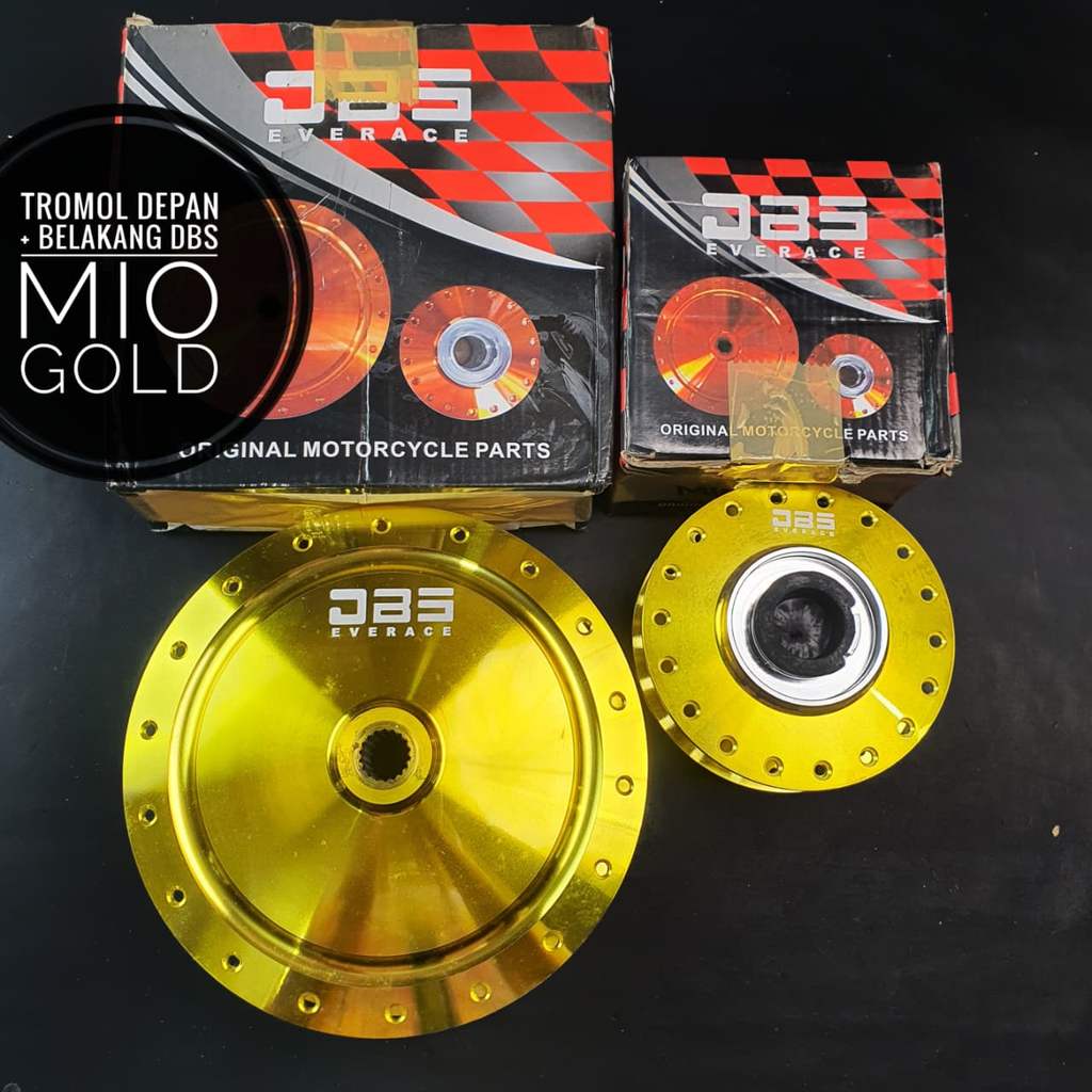 Tromol depan belakang Gold Mio sporty smile DBS