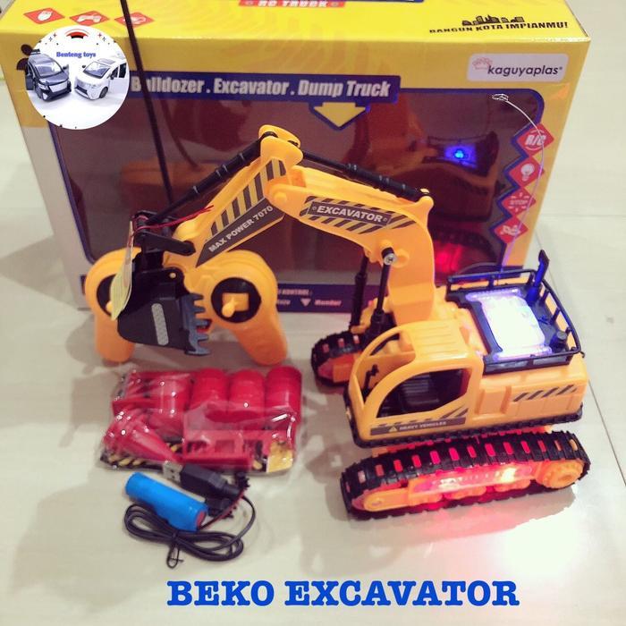 Mainan Mobil Beko remote Control BATRE CAS - BEKO EXCAVATOR