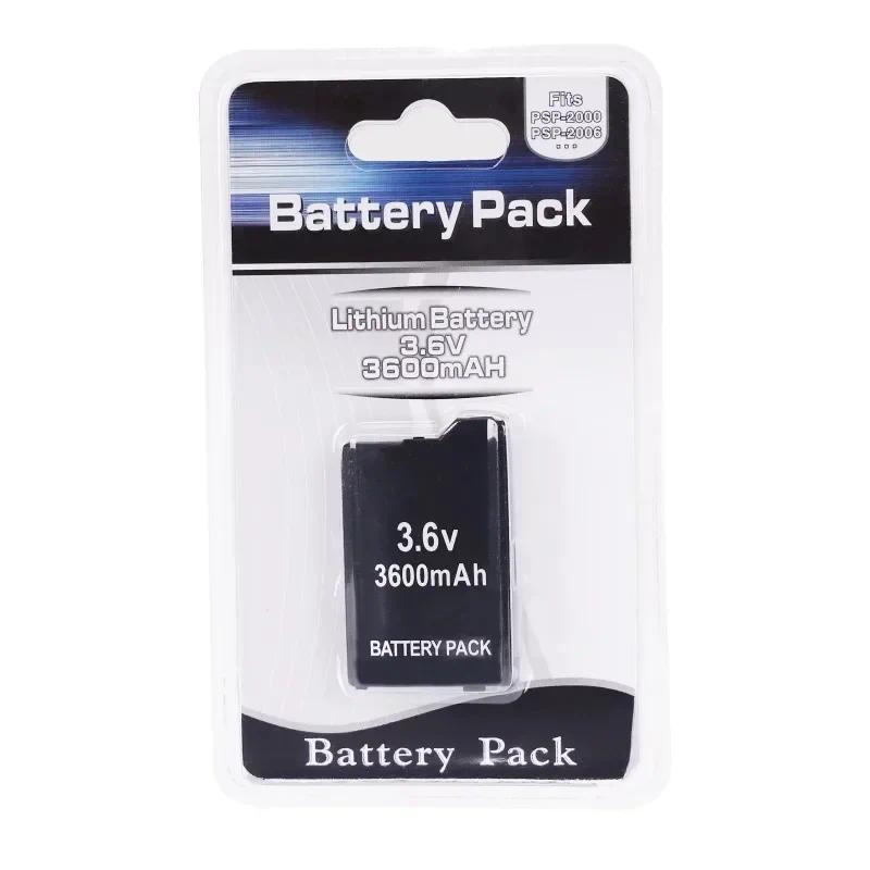 3.6V 3600mAh Gamepad Lithium Rechargeable Battery for PSP1000 PSP2000 PSP3000 Console Gamepad Replac