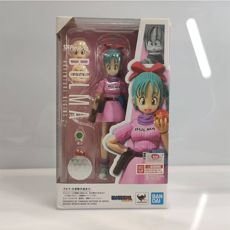 Original In Stock Bandai Dragon Ball S.H.Figuarts Bulma The Adventure Beg SHF Bulma Action Figures C