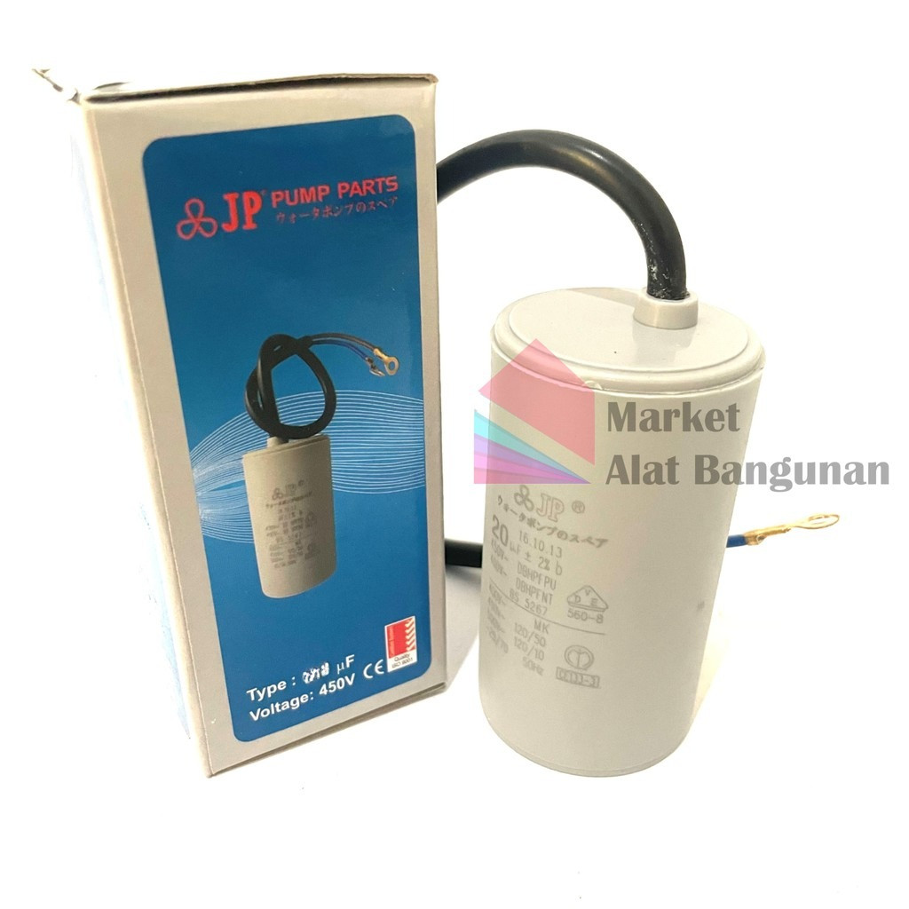 Kapasitor Kabel Bulat 16 UF 450v JP / Kapasitor Tabung JP 16 uf