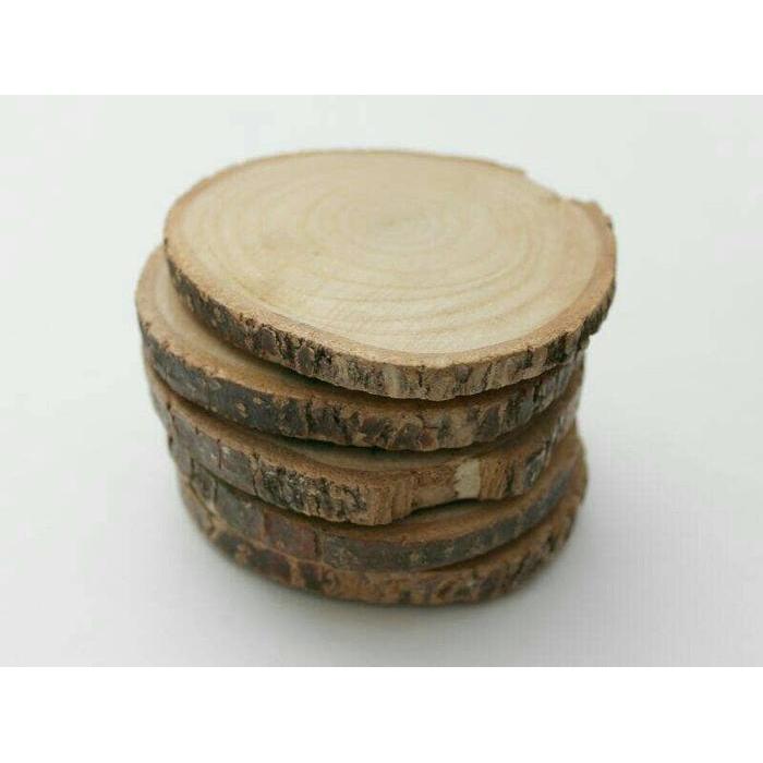 slice wood potongan kayu dekorasi