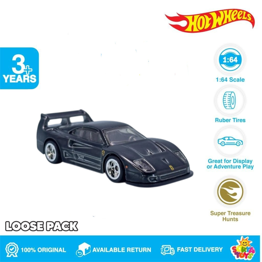 Hot Wheels Super Treasure Hunt Ferrari F40 Competizione THS Loose Pack