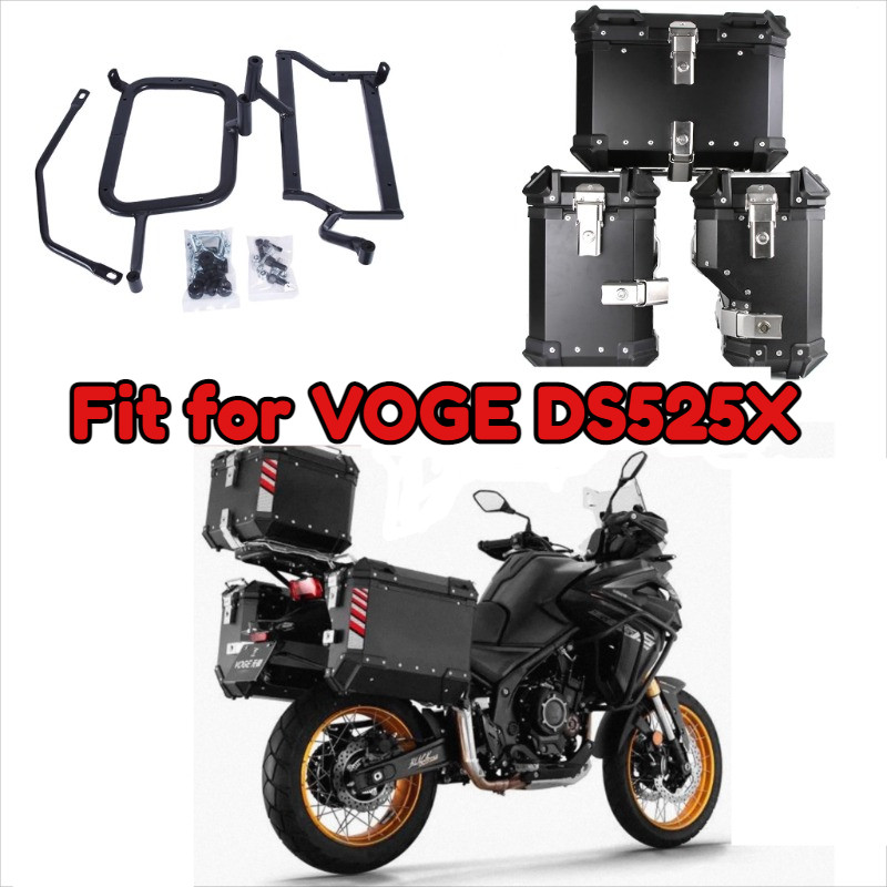 35L Motocycle Luggage Box Aluminium Alloy Pannier Side Case Suitcase Storage Trunk Top Box Fit for V